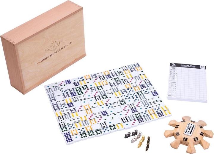 Actual product image Weible Domino Mexican Trains D12 Deluxe