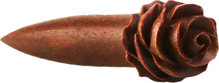 Immagine prodotto Star Piercing Espansore in legno Sawo con rosa (Organico)