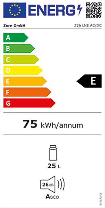 Energie-Label Zorn Z26 Dc Px (25 l)