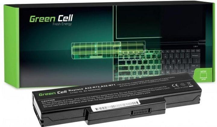 Actual product image GreenCell AS06 - Battery - ASUS - N71 K72 K72J K72F K73SV N71 N73 N73S N73SV X73S (6 Cells, 4400 mAh)