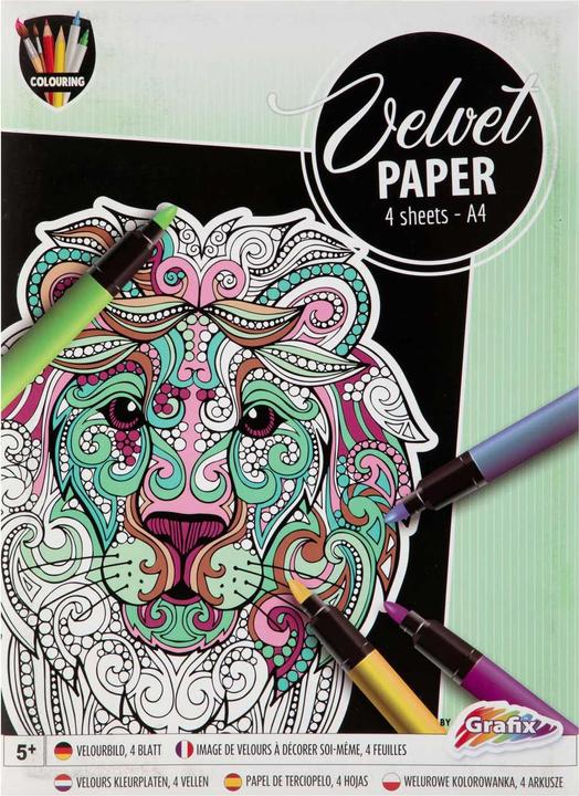 Actual product image Grafix Craft kit velvet paper