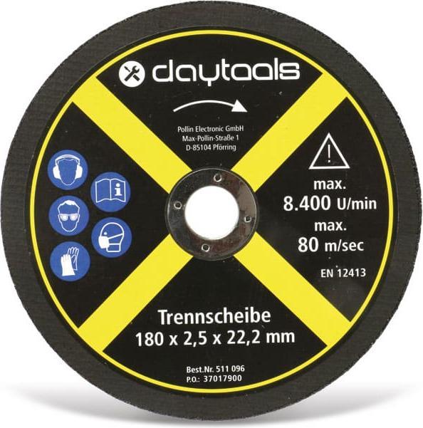 Produktbild Daytools Trennscheibe Metall, 180x2,5x22,2 mm, 5 Stück