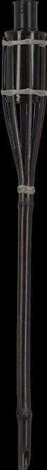 Actual product image Esschert Design Bamboo Torch, Black, 60 cm