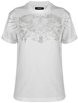 Replay PROJECTS SOLO Damen T-Shirt weiss XS (XS)