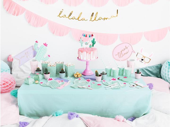 Produktbild Partydeco Popcornschachtel - Mint mit Punkten (6 Stück) (6 x)