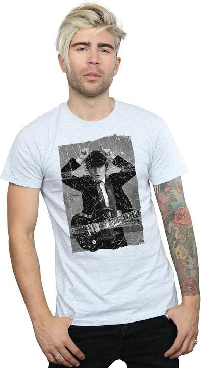 Immagine prodotto AC/DC Angus Young Distressed Photo Maglietta Uomo (XL)
