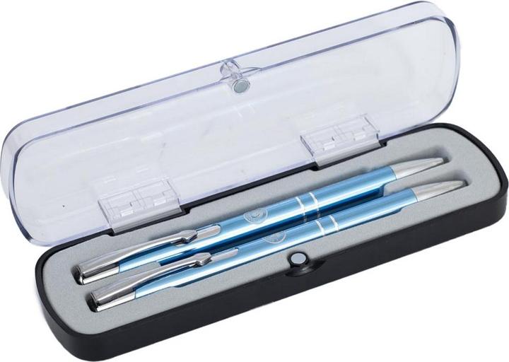 Image du produit Manchester City FC - Set de stylo et crayon EXECUTIVE (Bleu/Argent, 1 x)