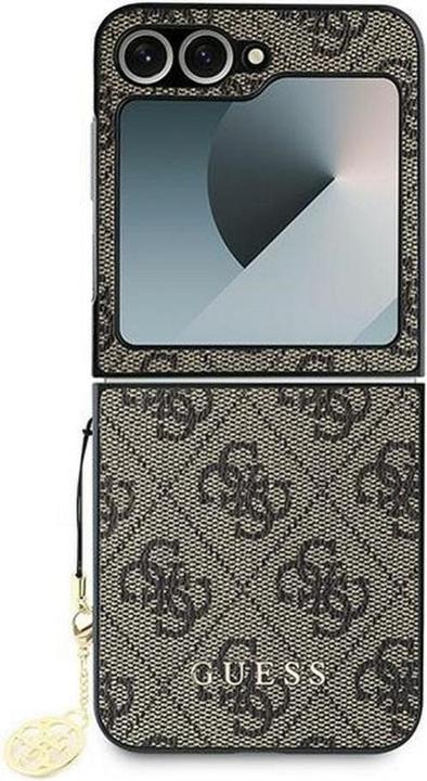 Produktbild Guess GUHCZF6GF4GBR Z Flip6 F741 brązowy/brown 4G Charm (Samsung Galaxy Z Flip6)