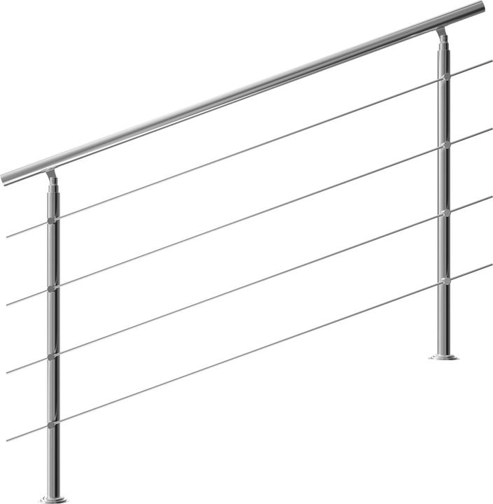 Image du produit Monzana Rampe d’escalier (Acier inoxydable)