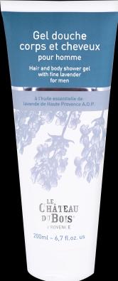 Le Château du Bois Duschgel für Körper und Haare für Männer - 200mL - Bio (200 ml)