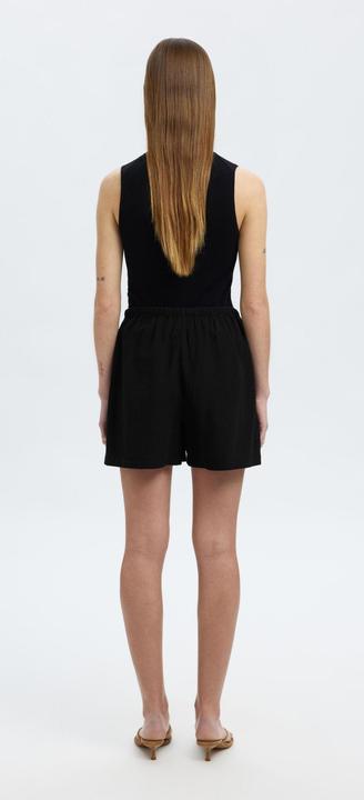 Image du produit Selected Femme Mid Waist Shorts aus Leinengemisch (38)