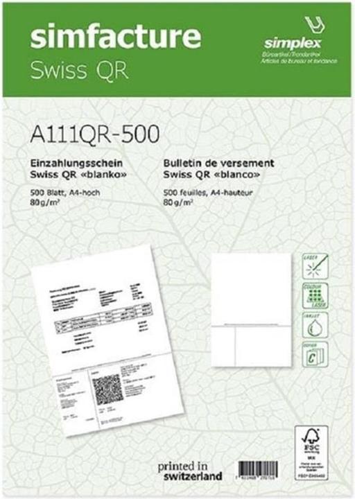 Immagine prodotto Simplex QR svizzero (500 x)