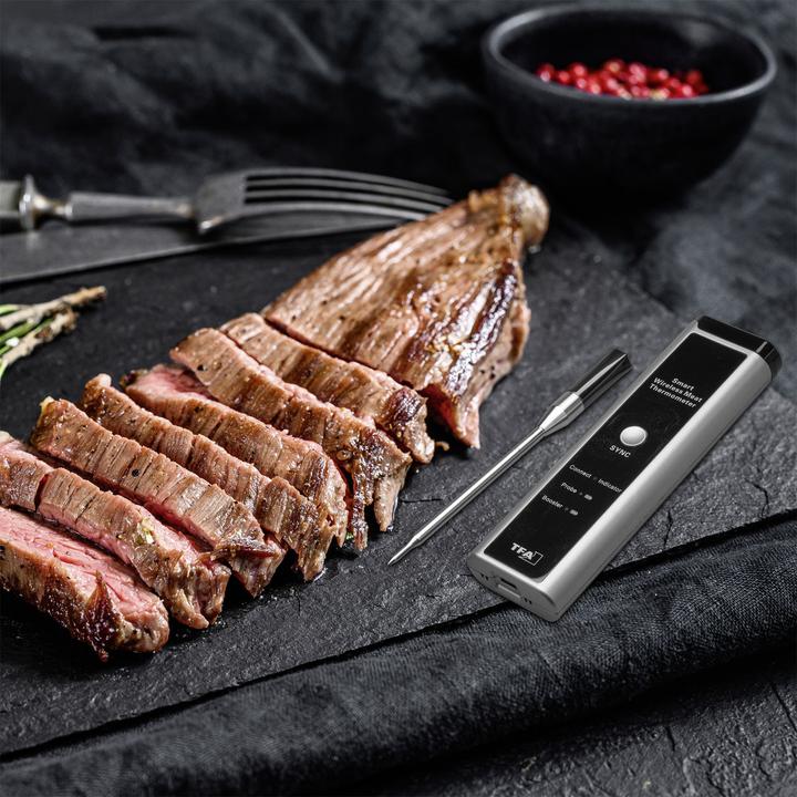 Produktbild TFA BBQ Thermometer inkl. L-Batterie anthrazit, FS-TFA