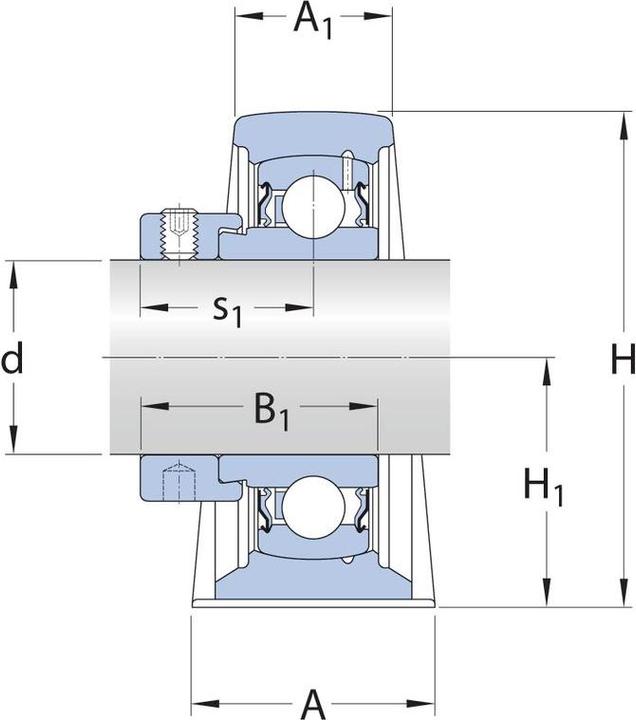 Produktbild SKF Y-Stehlagereinheiten (Lagergehäuse)