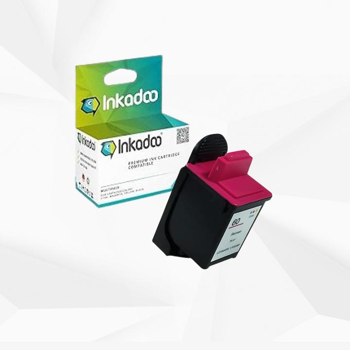 Produktbild Inkadoo Druckerpatronen kompatibel zu Lexmark 17G0060E / 60 Druckkopfpatrone, color Farbe (Color)
