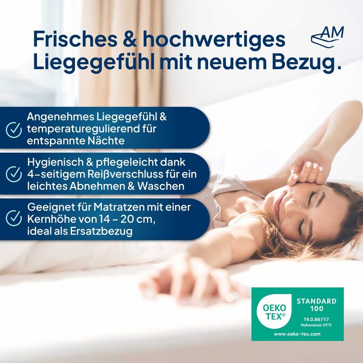 Immagine prodotto AM Qualitätsmatratzen Coprimaterasso Comfort (120 x 190 cm)