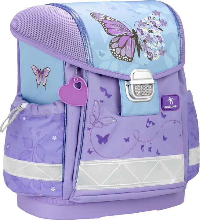 Image du produit Belmil CLASSY Schulrucksack-Set Butterfly (19 l)