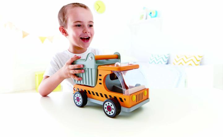 Actual product image Hape dump truck