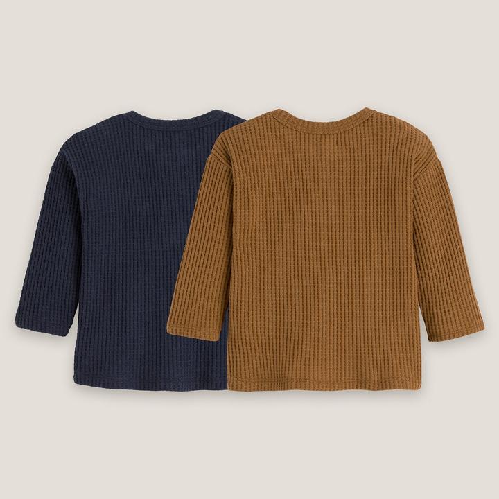 Produktbild La Redoute Collections 2er-Pack Shirts mit langen Ärmeln (98)
