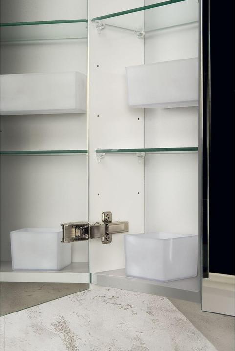 Produktbild Ninka Banio Behälter 2-fach für Schubladeneinsatz, graphit transluzent 164x84mm