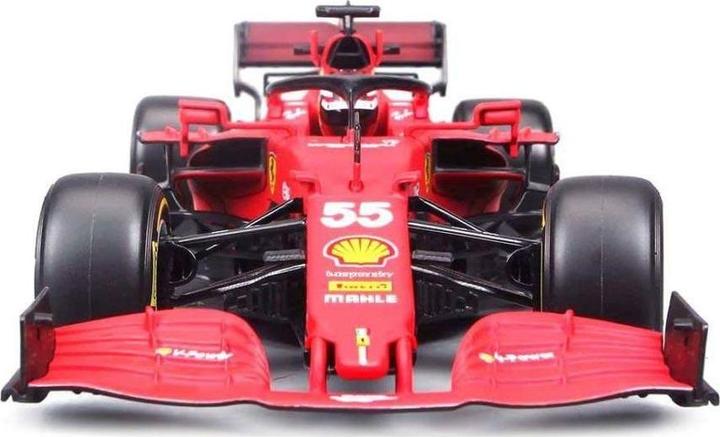 Actual product image Bburago Ferrari F1 2021 #55 Sainz 1/18