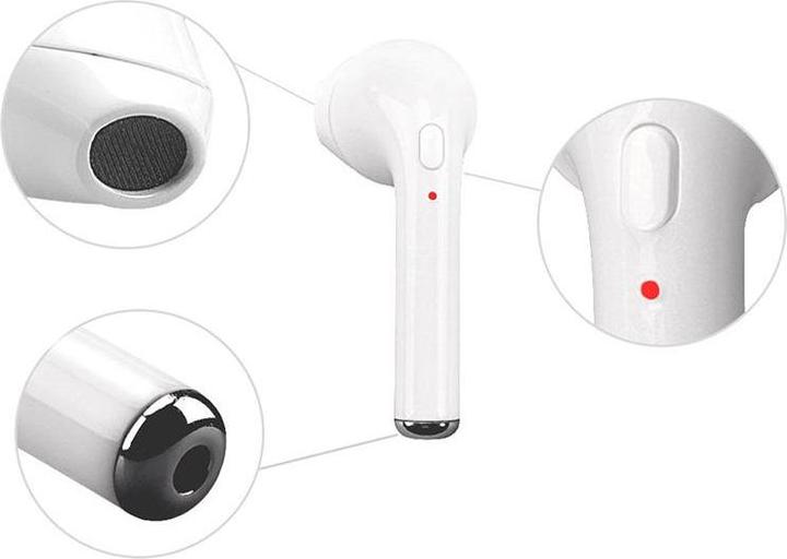 Actual product image PhoneLook Wireless headphones i7S TWS Bluetooth 4.2 incl. storage and charging case (100 h, Wireless)