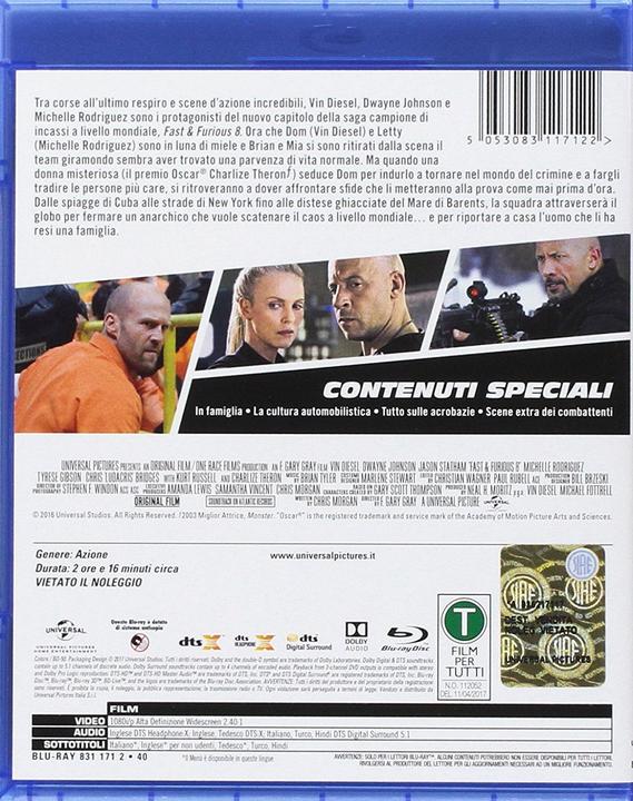 Actual product image Fast & Furious 8