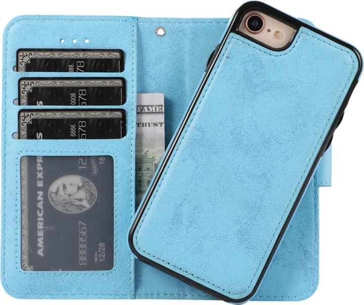Produktbild Cover-Discount iPhone SE / 8 / 7 - Etui mit Rückenhülle Kombi hellblau (Apple iPhone SE (2nd Gen), Apple iPhone 7, Apple iPhone 8)