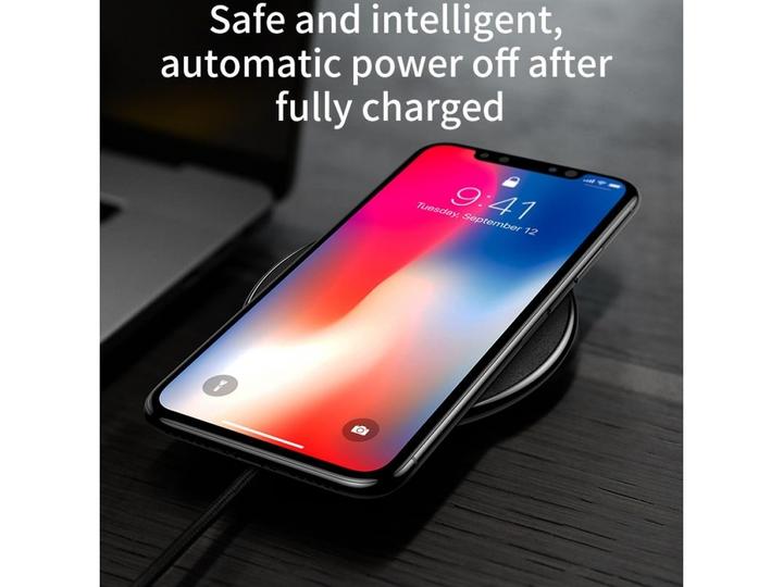 Actual product image Baseus Qi Wireless Charger Leather