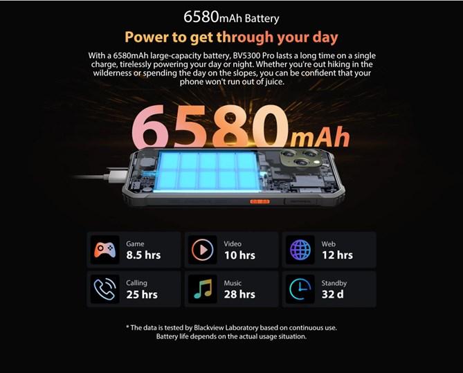Image du produit Blackview BV5300 Pro (64 Go, Vert, Noir, 6.10", Double SIM, 13 Mpx, 4G)