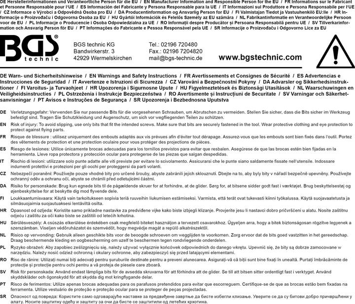 Produktbild BGS Sicherheitsschrauben-Bit-Satz (T8, T10, T15, T20, T25, T27, T30, T35, T40, 2 mm, 2.5 mm, 3 mm, 4 mm, 5 mm, 6 mm, PH1, PH2, PZ1, PZ2)