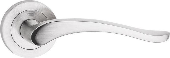 Actual product image Metal-Bud Vnon Door Handle Nicole Satin Nickel