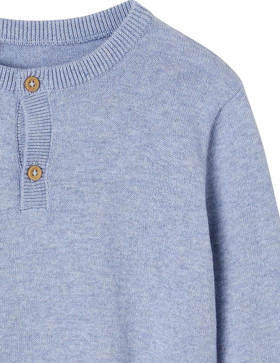 Immagine prodotto Vertbaudet Jungen Pullover mit Henley-Ausschnitt Oeko-Tex, personalisierbar (86)