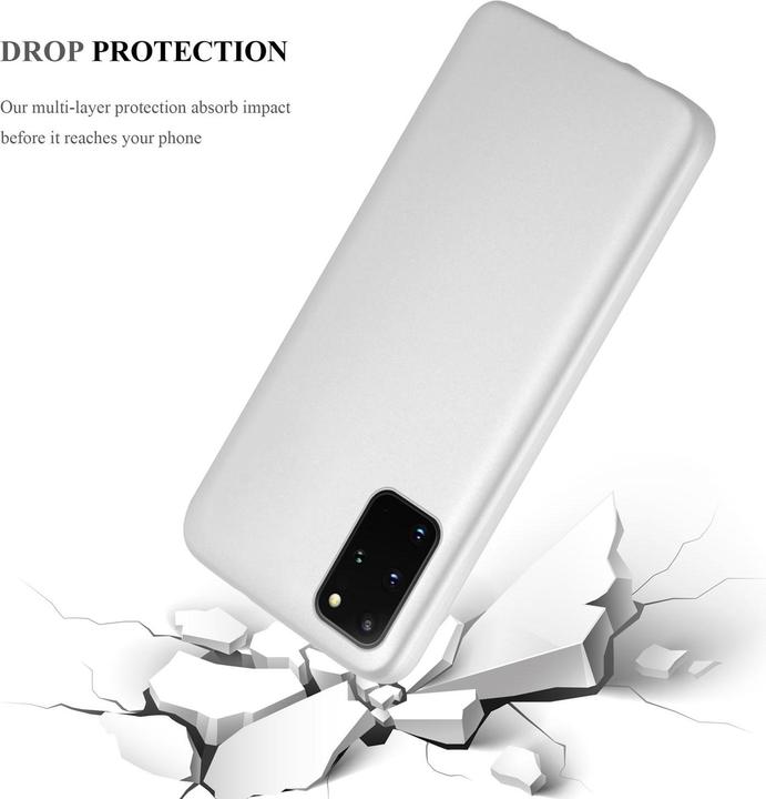 Actual product image Cadorabo TPU Matt Metallic Sleeve (Samsung Galaxy S20+)