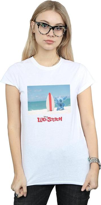 Immagine prodotto Disney Lilo And Stitch Surf Beach Maglietta Donna (M)