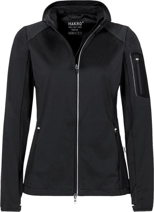 Produktbild Hakro Damen-Light-Softshelljacke Sidney schwarz, 5XL (5XL)