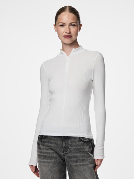 Produktbild Pieces Pckitte Zip Ls T-Neck Top Noos Bc (L)