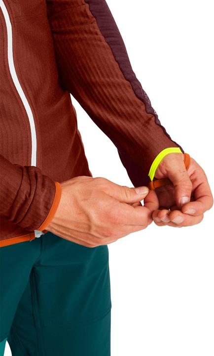 Immagine prodotto Ortovox Giacca con cappuccio in pile a griglia leggera (L)