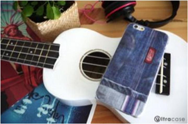 Actual product image Ultra Case 'Jeans' Hardcase for iPhone 6/6S (4.7") Blue (Apple iPhone 6)