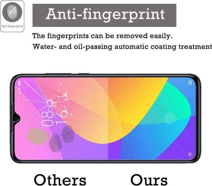 Produktbild Screenguard Xiaomi Mi 9 Lite Full Screen Panzerglas Schutzfolie 2.5D 9H (1 Stück, Xiaomi Mi 9 Lite)