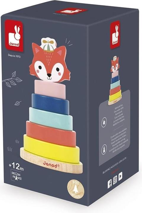 Actual product image Janod Stacking tower Fuchs