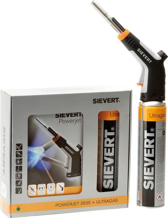 Produktbild Sievert PowerJet Ultra Set Lötlampe 2100 °C inkl. Gasflasche