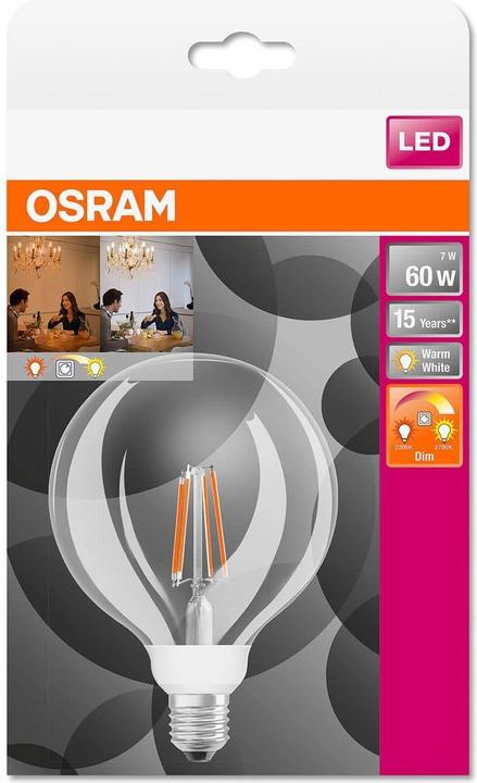 Immagine prodotto Osram Stella+ Globo (E27, 7 W, 806 lm, 1 x, E)