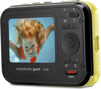 Actual product image Kodak Easyshare Sport C123, 12MP, Waterproof, Yellow (1/2,3'')