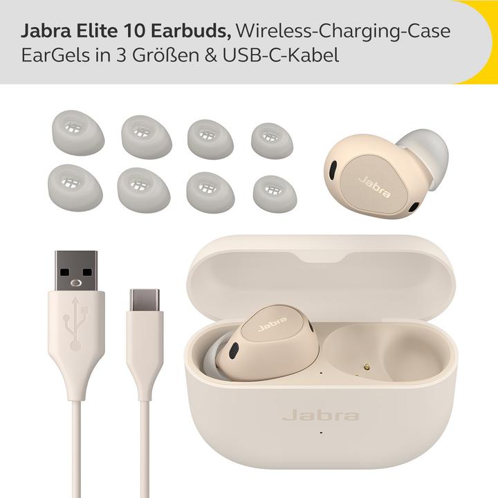 Actual product image Jabra Elite 10 (ANC, 6 h, Wireless)