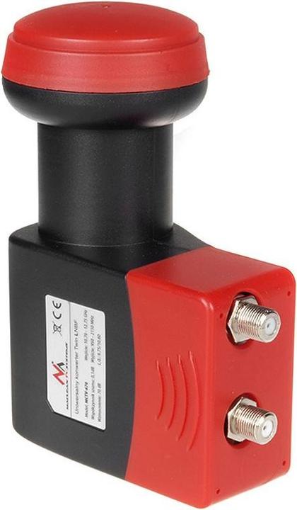 Immagine prodotto Maclean MCTV-670 MCTV-670 TWIN 2 Ricevitore LNB 0,1 dB Switch Alto Guadagno (Doppio LNB, Unisato)