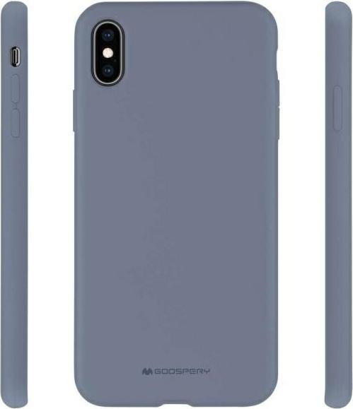 Actual product image silicone Samsung A20s A207 light purple/lavender gray (Samsung Galaxy A20s)