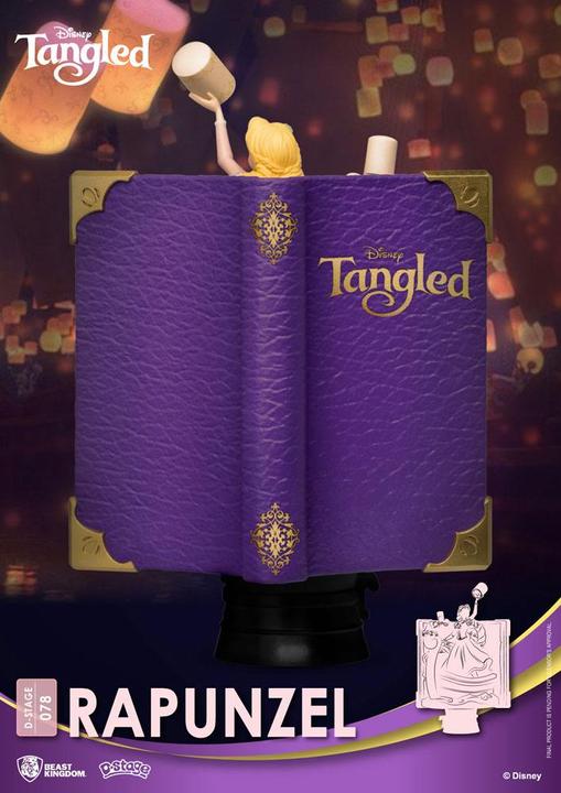 Actual product image Beast Kingdom Disney: Story Book Series - Rapunzel PVC Diorama Closed Box