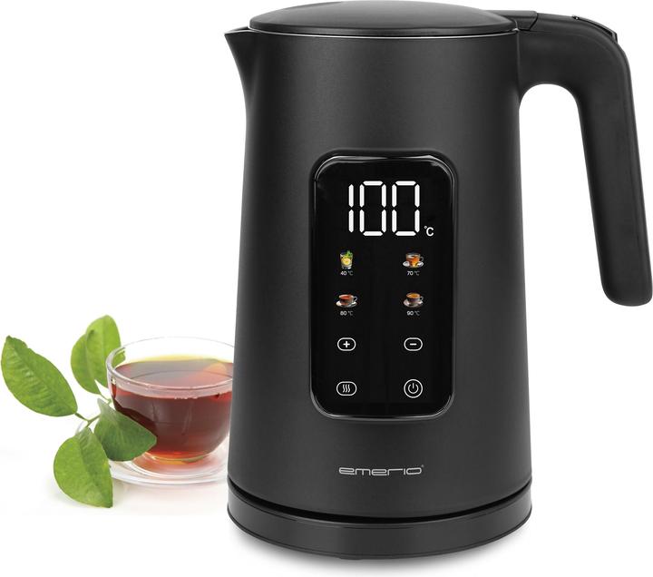 Produktbild Emerio Wasserkocher schnurlos Design, Digitales Displ. (1.70 l)