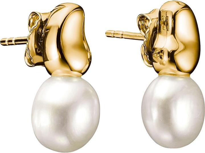 Immagine prodotto Thomas Sabo Ohrstecker mit Perlen Natural Beauty vergoldet (Argento 925)